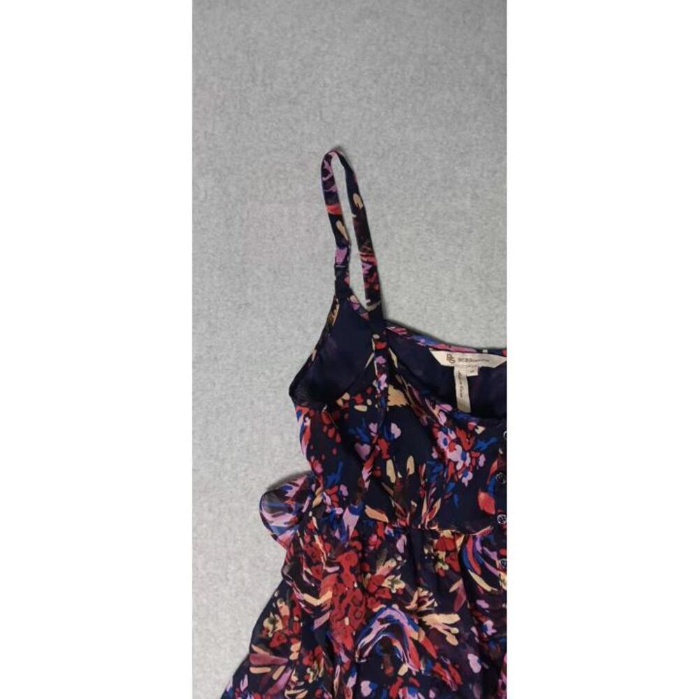 Bcbgeneration Mini dress Womens Size XS Multicolor Floral Spaghetti Strap... - Picture 4 of 11